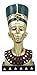 Ebros Golden Ancient Egyptian Queen Nefertiti Bust Statue 9.75
