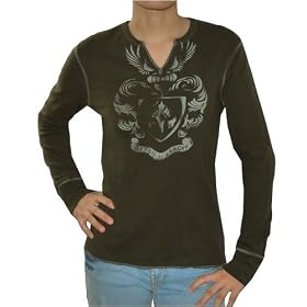 WOMENS Guess Jeans Vintage Green Raglan Long Sleeve 100% Olive Cotton Jersey Shirt