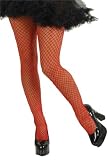 New Industrial Fish Net Red Fishnet Pantyhose Stockings One Size Fits Most