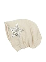 Zwillingsherz Gorro (Beige / Plata)