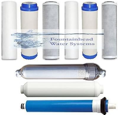 REVERSE OSMOSIS 2 SEDIMENT/GAC/CARBON CLEAR ALKALINE CARBON 50GPD RO MEMBRANE