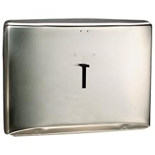 Kimberly-Clark Professional 09512 Stainless Steel Reflections Toilet Seat Cover Dispenser
