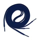 【全20色】カラフル靴ひも 丸ひも　110-114cm 1足組(2本入り)靴レース シューレース ネービー Shoelace(1979-6) 円