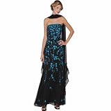 Black Evening Dress. Strapless Prom Dress. Evening Gown by Sean Collection (1878)