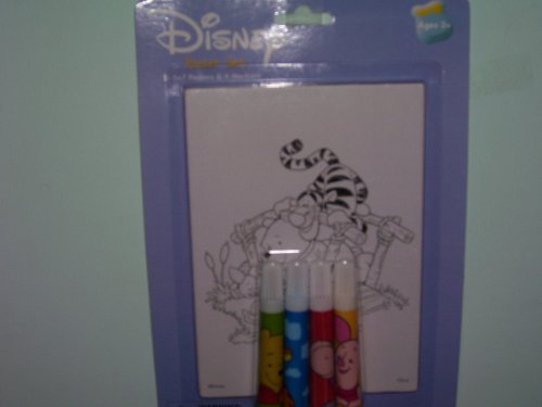 Childrens Toyshop  Toys : Disney Winnie the Pooh, Tigger,& Piglet 2 Posters and Markers
