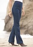 Roamans Plus Size Relaxed Boot Flare Stretch Jeans