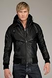G-Star Astron Hooded Leather Bomber