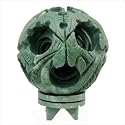 Soapstone Dragon Phoenix Mystery Ball Statue
