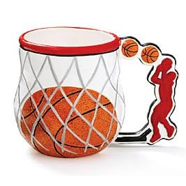 Basketball Coffee Mug Cup For Sports Enthusiast by Sports Champ Collection