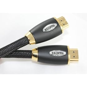 1METER HIGH SPEED PRO GOLD BLACK (1.4a Version, 3D, 15.2Gbps) HDMI TO HDMI CABLE WITH ETHERNET,COMPATIBLE WITH 1.3c,1.3b,1.3,1080P,PS3,XBOX 360,SKYHD,VIRGIN BOX,FULL HD LCD,PLASMA & LED TV's AND ALSO SUPPORTS 3D TVS.