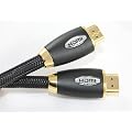2METER HIGH SPEED PRO GOLD BLACK (1.4a Version, 3D, 15.2Gbps) HDMI TO HDMI CABLE WITH ETHERNET,COMPATIBLE WITH 1.3c,1.3b,1.3,1080P,PS3,SKYHD,VIRGIN BOX,FULL HD LCD,PLASMA & LED TV's AND ALSO SUPPORTS 3D TVS.