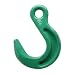 Campbell C-498 Grade 100 System 10 Cam-Alloy Foundry Hook, Painted Green, 9/32" Trade, 4.75" Inside Length, 4300 lbs Working Load Limit