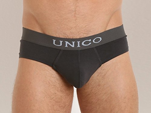 Mundo Unico Men's Brief Asfalto - Grey -12000501-96