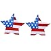 Ayliss 10Pairs USA Flag Star Shape Disposable Breast Petals Adhesive Pasties
