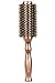 Styling Essentials Natural Boar Bristles Hair Brush, Round Comb Ruled 2.4-Inch