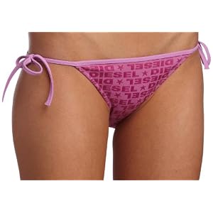 Buy Diesel Ladies Brigitte String Bikini Bottom Solid by Diesel
