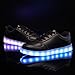 CIOR Mens Womens Boys Girls 11 Colors Led Sneakers Light Up Flashing Shoes for Halloween,101A,01,37