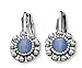Blue Cats Eye Berry Dangle Earrings