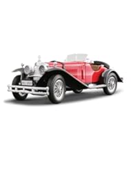 Bburago 2011 Gold 1:18 Scale Red Mercedes-Benz SSK (1928)