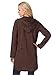 Roamans Women's Plus Size Lightweight Fleece Jacket Black,2X