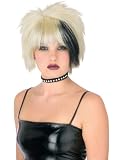 Pristine Punk Wig Blonde Black Punk Rock Star 1980 Eighties
