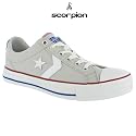 Converse Star Player Canvas Ox - Grey/ White