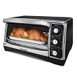 Black & Decker TO1640B 1500-Watt 6-Slice Countertop Convection Oven and Broiler with Nonstick Interior