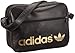 Adidas Retro-Umhängetasche ADIC Airline, schwarz gold, 38x28x12 cm, 16 liters, 331300000048