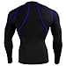 emFraa Men Women Skin Tight Compression Base layer Running Shirt Black S ~ XXL