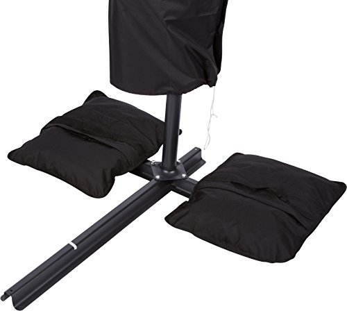 Saddlebag Style Sand Weight Bags for Anchoring Patio Umbrellas by Trademark Innovations (Set of 2)