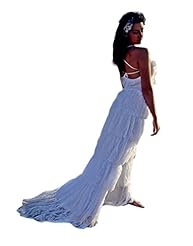 Summer Lace Halter Satin Wedding Party Dress 