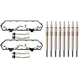 94-97 Ford Powerstroke 7.3L Diesel Glow Plug Set - Gaskets Harnesses + 8 Plugs