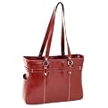 McKlein Rive-Italian Leather Bag - Red
