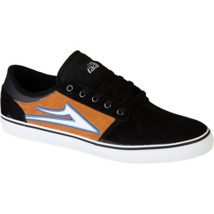 Lakai Men's Brea Skate Shoe,Black/Chocolate Suede,10.5 D US On Sale