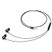 CL-Power Earbuds, Headphones in-Ear Earphone Wired Cell Phone Stereo Headset with Mic and Volume Control for iPhone iPad iPod MP3 Player Samsung and Other Smartphone (Black)