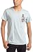 Ed Hardy Men's V-Neck Tee With Tattoo You Logo,Slate,Medium