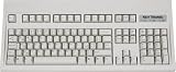 BELGIAN and English USB Computer Keyboard (White Keyboard with Black Letters)
