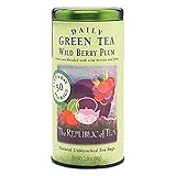 The Republic of Tea, Wild Berry Plum Green Tea, 50-Count