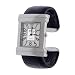 Geneva Platinum Croc Skin Stamped Bangle Antique Watch
