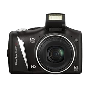 Canon PowerShot SX 130 IS Digitalkamera (12 Megapixel, 12-fach opt. Zoom, 7,5 cm (2,95 Zoll) Display, bildstabilisiert ) schwarz