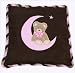 Custom Baby Girl Boutique - Brown Pink Bear and Moon 13 PCS Crib Bedding Set Custom Baby Girl Boutique - Brown Pink Bear and Moon 13 PCS Crib Bedding Set