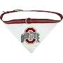 NCAA Dog Collar Bandana, Large, Ohio State University Buckeyes