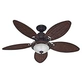 Hunter Ceiling Fans 21647 Caribbean Breeze Fan - Weathered Bronze Indoor Fan 54'
