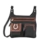 Crossbody Travel Bag Western Tooled Leather American West
