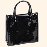 from Lunch Tote Lunch Tote - patent finish - black
