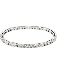 14K White Gold Diamond Bracelet - 3.33 Ct. -- LIFETIME WARRANTY