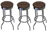 Review The Furniture Cove  / 3 Cheetah / Leopard Print Specialty / Custom Barstools Set