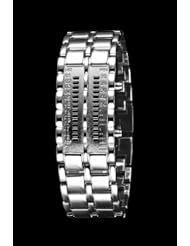 Youyoupifa Silver Dial Long Lasting Shockproof Army Style LED Bracelet Watch£¨Men£©