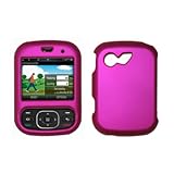 Premium Hot Pink Rubberized Snap-On Cover Hard Case Cell Phone Protector fo ....