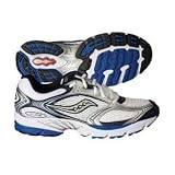 Product details for Men's Saucony Pro Grid Triumph 5 Running Shoe-White/Blue